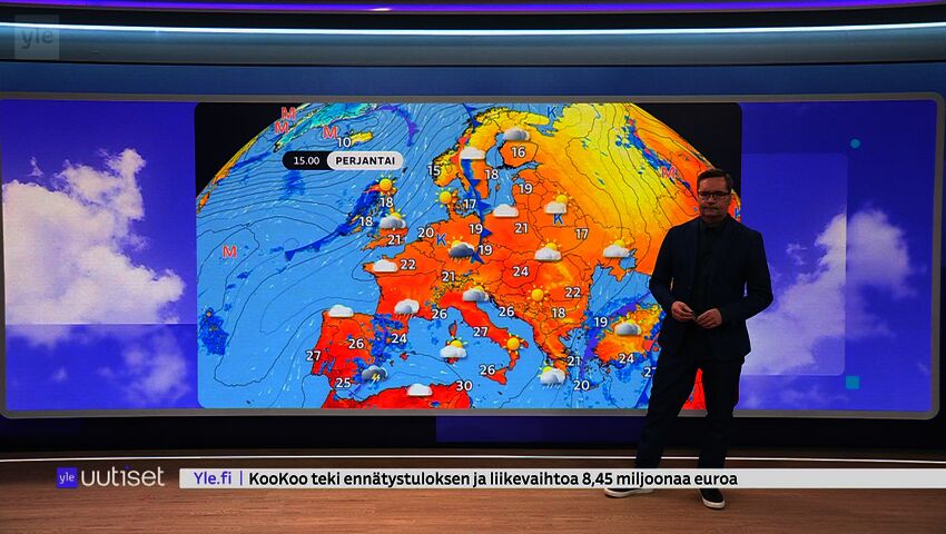 Sääennuste klo 7.40