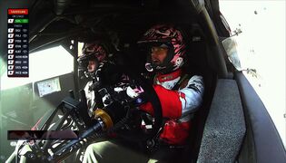 Oliver Solberg ajaa ulos radan loppuosassa