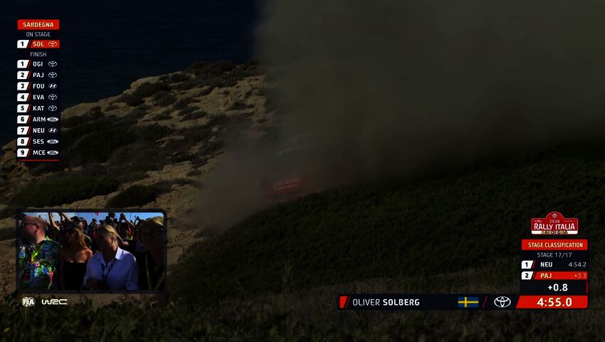 Oliver Solberg ajaa ulos!