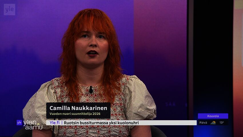 Vuoden nuori suunnittelija Camilla Naukkarinen