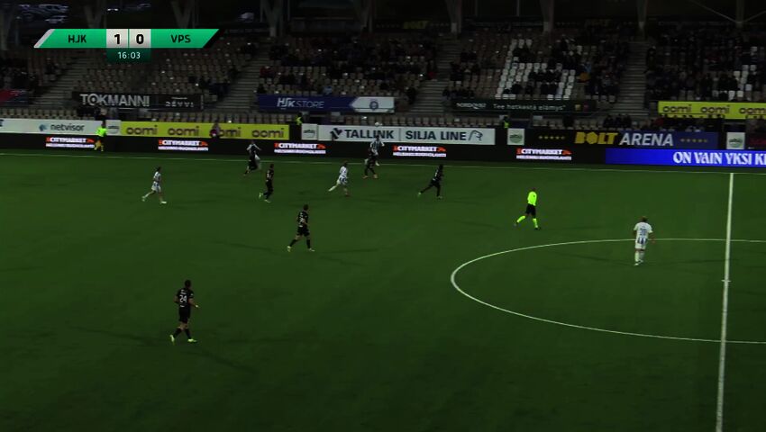 HJK:n Mads Borchers iski hattutempun VPS:n verkkoon