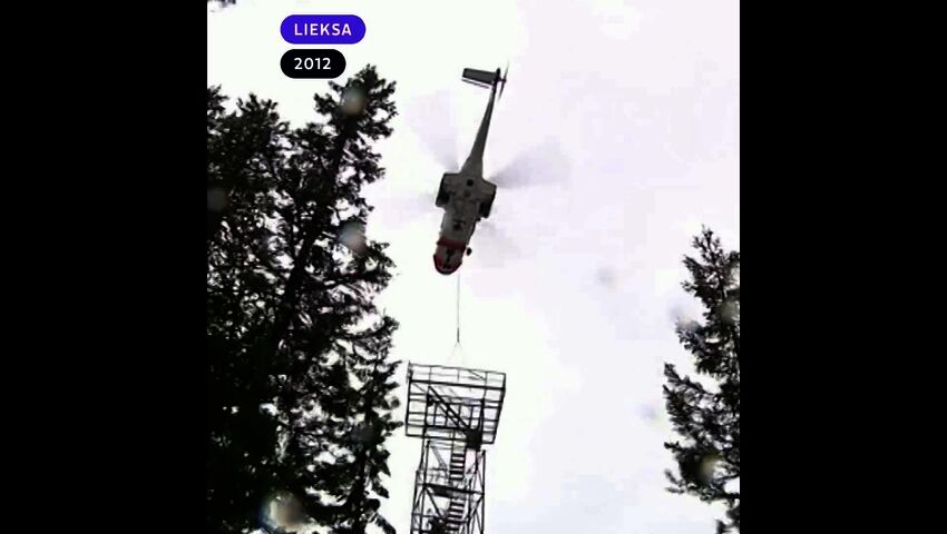 Valvontatorni - arkistovideo Lieksa 2012