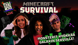 Hurjaa selviytymistä Minecraftissa
