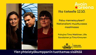 Ilta tieteelle: Paluu menneisyyteen? Nationalismi muuttuvassa maailmassa