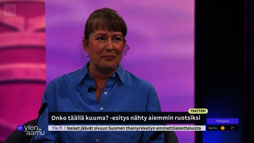 Vaihdevuosimonologi – "Vaihdevuodet koskevat kaikkia naisia ja yhteiskuntaa"