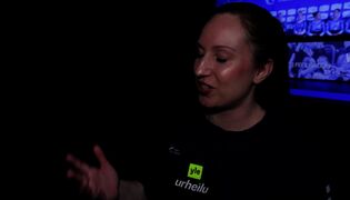 Niina Kyrö teamgymissä