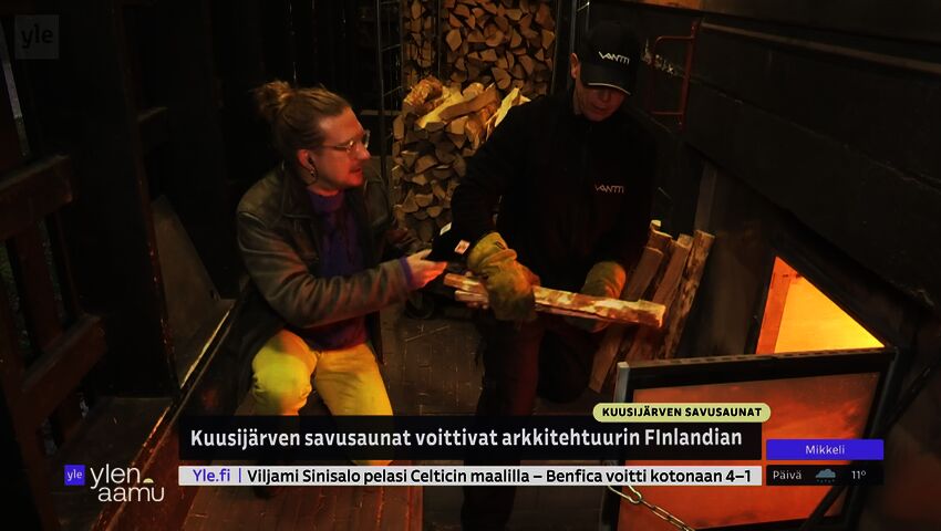 Palkitut savusaunat tähtäävät turismihitiksi