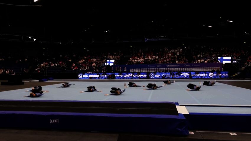 Maia Mäki teamgymissä