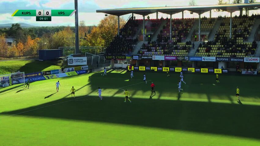 KuPS kaatoi VPS:n 2–0 – katso maalit