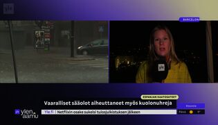 Kaatosateet ja tulvat ovat kurittaneet Espanjaa