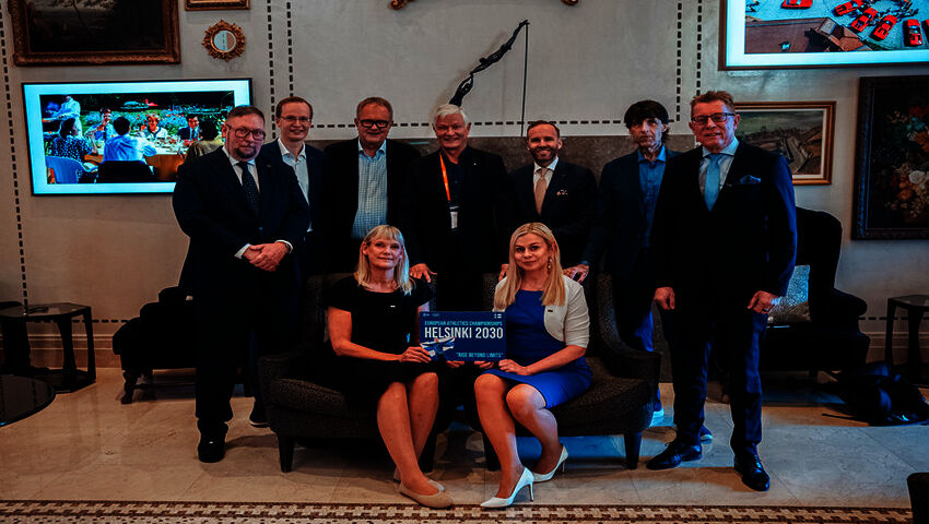 Näin Suomen delegaatio sai kuulla saaneen yleisurheilun EM-kisat 2030 Helsinkiin