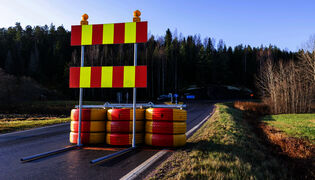 Kouvolan onnettomuusristeykseen asennettiin hidasteet