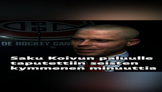 Saku Koivu palasi syövän jälkeen kaukaloon 2002