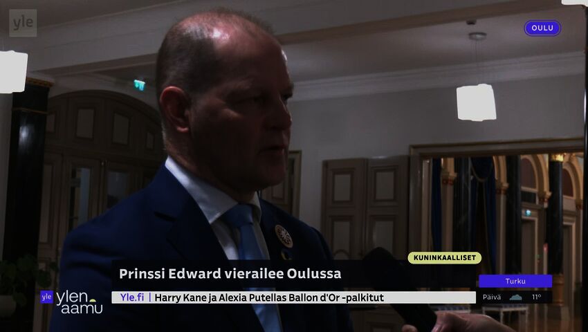 Britannian prinssi Edward Oulussa