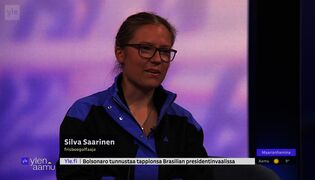 Frisbeegolfin pelaaja Silva Saarinen